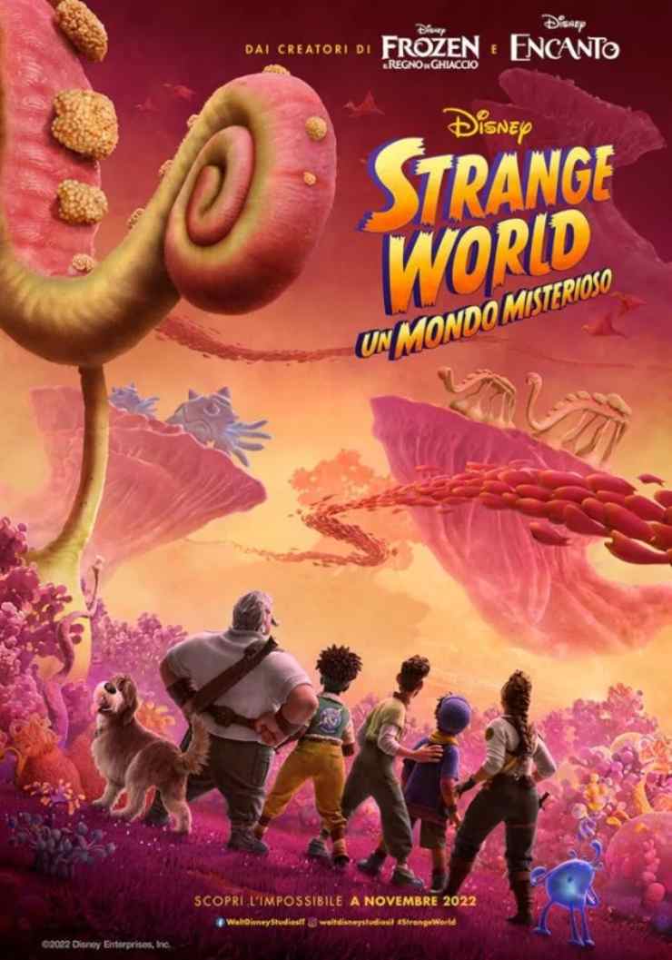 Strange World: primo trailer e poster ufficiale del prossimo classico Disney